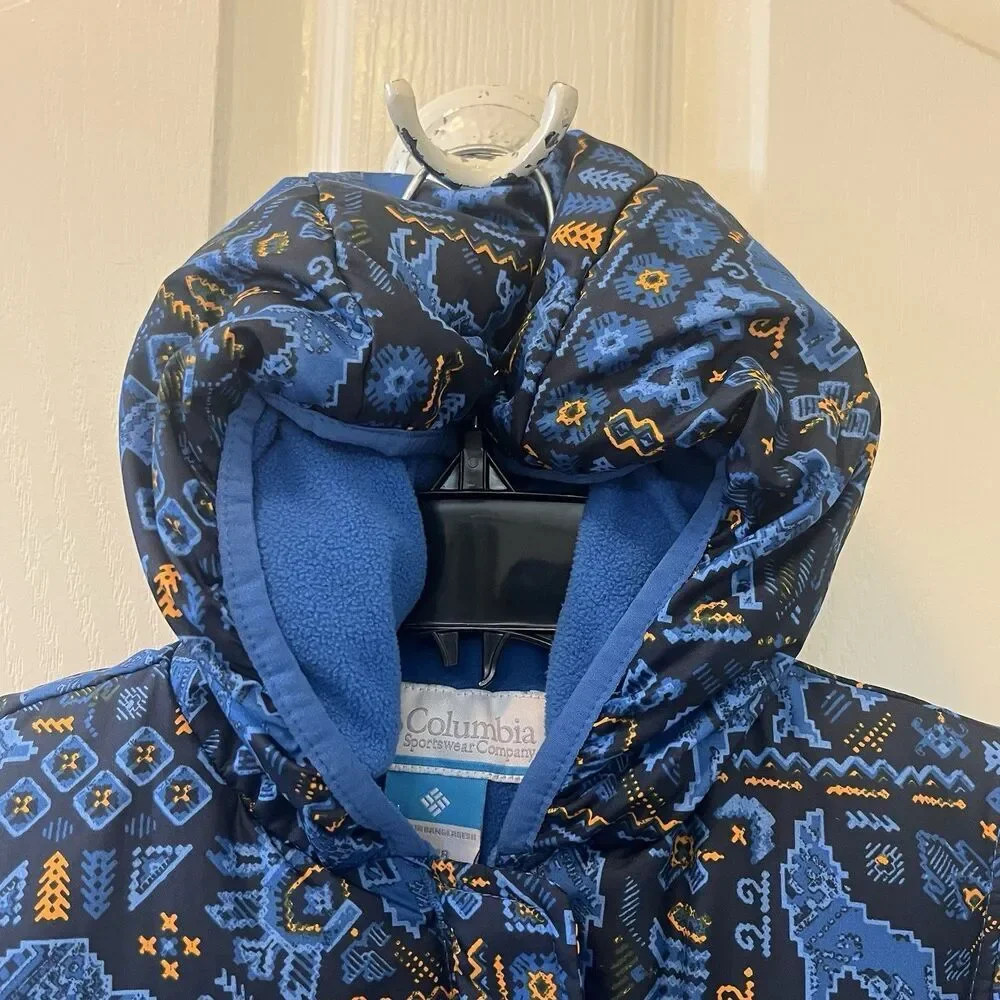 Columbia Infant Snuggly Bunny II Bunting Down Snowsuit Blue Boys 12-18 Months